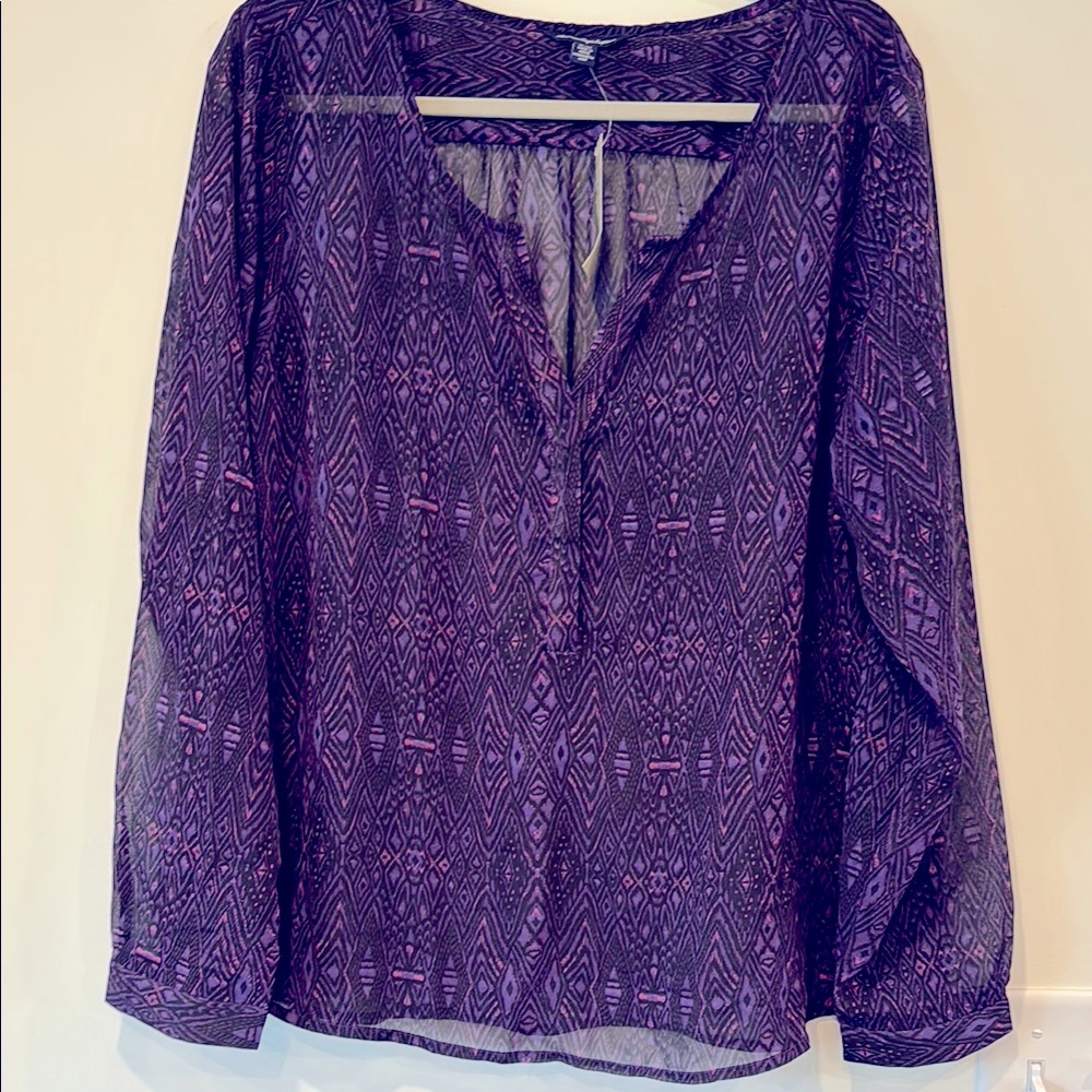 Popover Sheer Blouse